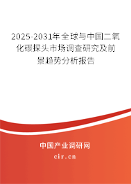 2025-2031年全球與中國(guó)二氧化碳探頭市場(chǎng)調(diào)查研究及前景趨勢(shì)分析報(bào)告