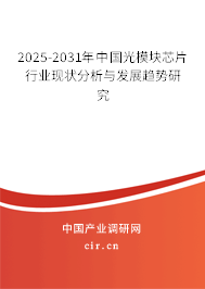 2025-2031年中國光模塊芯片行業現狀分析與發展趨勢研究