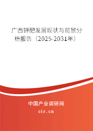 廣西鉀肥發展現狀與前景分析報告（2025-2031年）