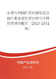 全球與中國礦用隔爆型變壓器行業發展現狀分析與市場前景預測報告（2025-2031年）