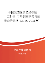 中國氯磺化聚乙烯橡膠（CSM）市場調查研究與前景趨勢分析（2025-2031年）
