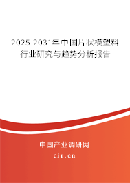2025-2031年中國片狀模塑料行業(yè)研究與趨勢分析報告