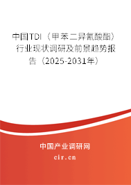 中國TDI（甲苯二異氰酸酯）行業現狀調研及前景趨勢報告（2025-2031年）