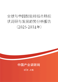 全球與中國智能排插市場現狀調研與發展趨勢分析報告（2025-2031年）