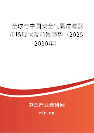 全球與中國安全氣囊過濾器市場現狀及前景趨勢（2025-2030年）