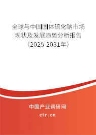 全球與中國固體硫化鈉市場現狀及發展趨勢分析報告（2025-2031年）