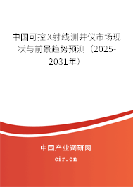 中國可控X射線測井儀市場現狀與前景趨勢預測（2025-2031年）