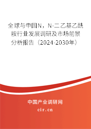 全球與中國N，N-二乙基乙酰胺行業發展調研及市場前景分析報告（2024-2030年）