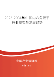 2025-2031年中國內六角扳手行業研究與發展趨勢