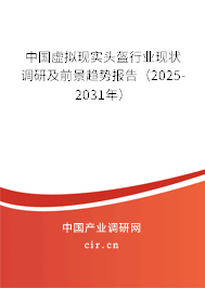 中國虛擬現實頭盔行業現狀調研及前景趨勢報告（2025-2031年）