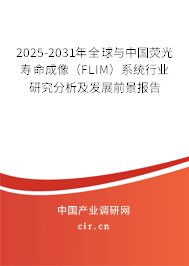 2025-2031年全球與中國熒光壽命成像（FLIM）系統行業研究分析及發展前景報告