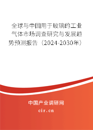全球與中國用于玻璃的工業氣體市場調查研究與發展趨勢預測報告（2024-2030年）