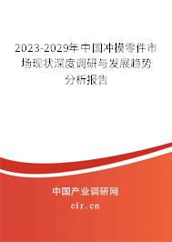 2023-2029年中國沖模零件市場現狀深度調研與發展趨勢分析報告