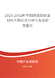 2025-2031年中國聚氨酯保溫材料市場現狀分析與發展趨勢報告