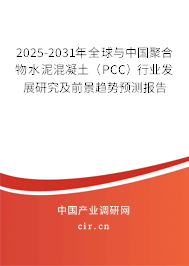 2025-2031年全球與中國聚合物水泥混凝土（PCC）行業發展研究及前景趨勢預測報告