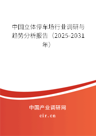 中國立體停車場行業(yè)調(diào)研與趨勢分析報告（2025-2031年）