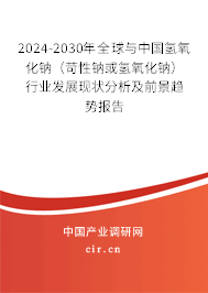 2024-2030年全球與中國氫氧化鈉（苛性鈉或氫氧化鈉）行業(yè)發(fā)展現(xiàn)狀分析及前景趨勢報告