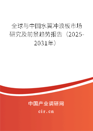 全球與中國水翼沖浪板市場研究及前景趨勢報告（2025-2031年）