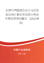 全球與中國液壓動(dòng)力馬達(dá)及發(fā)動(dòng)機(jī)行業(yè)現(xiàn)狀調(diào)查分析及市場前景預(yù)測報(bào)告（2025年版）