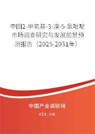中國2-甲氧基-3-溴-5-氯吡啶市場調(diào)查研究與發(fā)展前景預(yù)測報告（2025-2031年）
