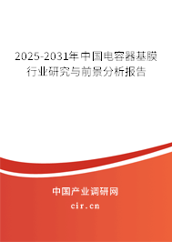 2025-2031年中國電容器基膜行業研究與前景分析報告