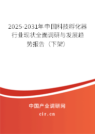 2025-2031年中國科技孵化器行業現狀全面調研與發展趨勢報告（下架）