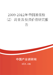 2009-2012年中國激蛋極（Z）調查及投資價值研究報告