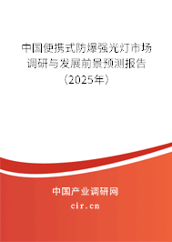 中國便攜式防爆強光燈市場調研與發展前景預測報告（2025年）