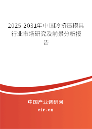 2025-2031年中國冷擠壓模具行業(yè)市場研究及前景分析報告