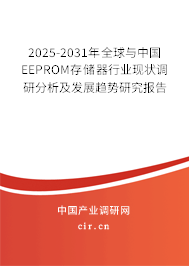 2025-2031年全球與中國EEPROM存儲器行業現狀調研分析及發展趨勢研究報告