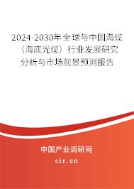 2024-2030年全球與中國海纜（海底光纜）行業(yè)發(fā)展研究分析與市場前景預(yù)測報告