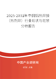 2025-2031年中國鋁熱焊接（熱劑焊）行業現狀與前景分析報告