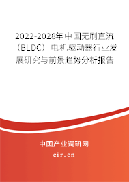 2022-2028年中國無刷直流（BLDC）電機驅(qū)動器行業(yè)發(fā)展研究與前景趨勢分析報告