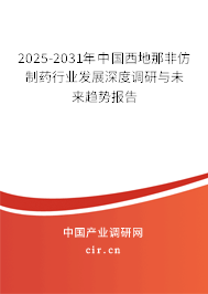 2025-2031年中國西地那非仿制藥行業(yè)發(fā)展深度調研與未來趨勢報告