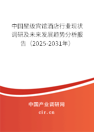 中國星級賓館酒店行業現狀調研及未來發展趨勢分析報告（2025-2031年）