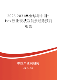 2025-2031年全球與中國t-box行業現狀及前景趨勢預測報告