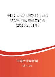 中國即熱式電熱水器行業(yè)現(xiàn)狀分析及前景趨勢(shì)報(bào)告（2025-2031年）