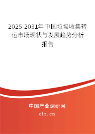 2025-2031年中國垃圾收集轉運市場現狀與發展趨勢分析報告
