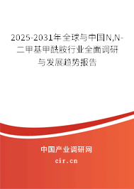 2025-2031年全球與中國N,N-二甲基甲酰胺行業全面調研與發展趨勢報告