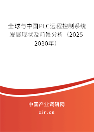 全球與中國PLC遠(yuǎn)程控制系統(tǒng)發(fā)展現(xiàn)狀及前景分析（2025-2030年）