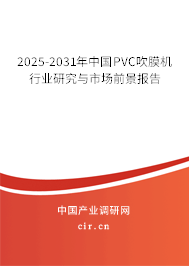 2025-2031年中國PVC吹膜機行業研究與市場前景報告
