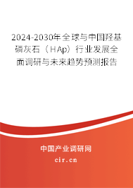 2024-2030年全球與中國羥基磷灰石（HAp）行業(yè)發(fā)展全面調研與未來趨勢預測報告