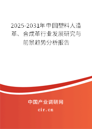 2025-2031年中國塑料人造革、合成革行業發展研究與前景趨勢分析報告