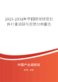 2025-2031年中國碳化硅密封件行業調研與前景分析報告