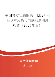 中國移動位置服務（LBS）行業現狀分析與發展前景研究報告（2025年版）