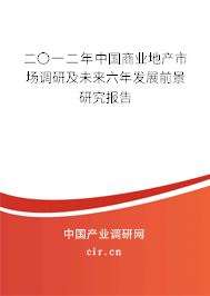 二〇一二年中國商業地產市場調研及未來六年發展前景研究報告