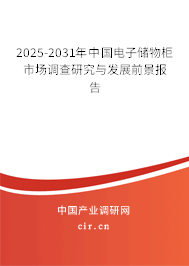 2025-2031年中國電子儲物柜市場調查研究與發展前景報告