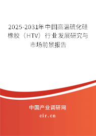 2025-2031年中國高溫硫化硅橡膠（HTV）行業發展研究與市場前景報告