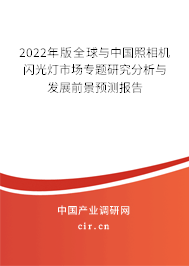 2022年版全球與中國照相機閃光燈市場專題研究分析與發展前景預測報告