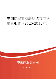 中國(guó)防盜窗發(fā)展現(xiàn)狀與市場(chǎng)前景報(bào)告（2025-2031年）